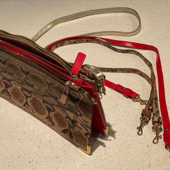 Mix and Match Designer Leather Clutches/Crossbody - Picture 2 of 11